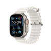 Apple Watch Ultra 2 Titanium Case With White Ocean Band (Pre-owned)